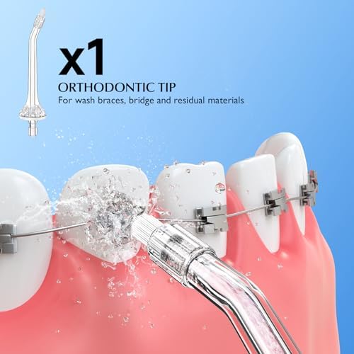 COSLUS Water Flosser Pick for Teeth Tip Mixed Water Flossers Tip 5 Pcs - Image 4