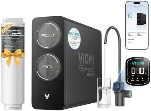 VIOMI V8 PRO 800GPD Under Sink RO System, Tankless RO Water Filtration by VIOMI