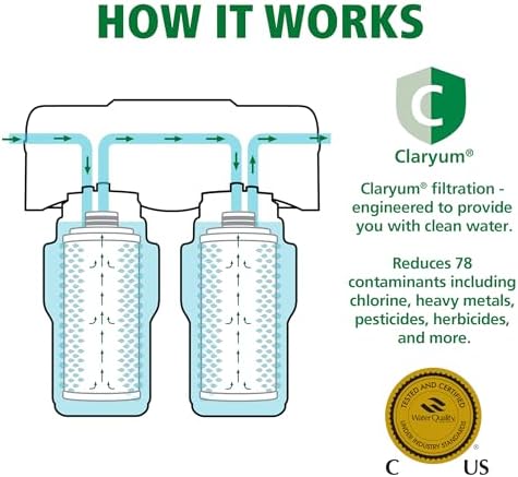 A. O. Smith Under Sink Water Filter System | 2-Stage Claryum | AO-US-200 - Image 3