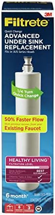 Filtrete Advanced Under Sink Quick Change Water Filtration Filter 3US-PF01, for use with 3US-PS01 System | (Pack of 2) - Image 2