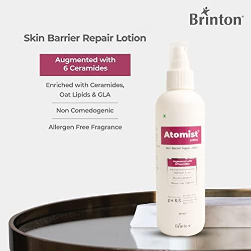 Atomist Skin Barrier Repair Lotion | Enriched with Ceramides, Oat, Lipids, and GLA | Restores & Protects Skin Barrier for Smooth, Hydrated (150gm / 5.02 Oz) - Image 3