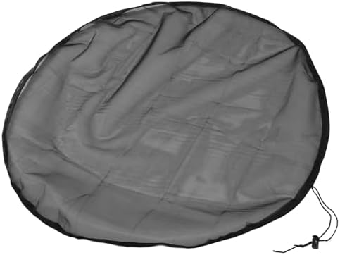 Mesh Drawstring Rain Drum Cover Leaf Filter Screen for Water Collection Buckets, Tank Protector, Practical Polyester Cloth Outdoor Garden Net Screen (Dia 95cm) by Unknown