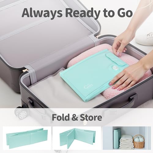 Baby Bathtub for 6M-3Y Toddler, Baby Shower Gifts & Registry Search for Boys Girls, Collapsible & Portable Bathtub for Beach Vacation Travel, Bath Essentials for Toddler, Newborn, Kids - Image 5