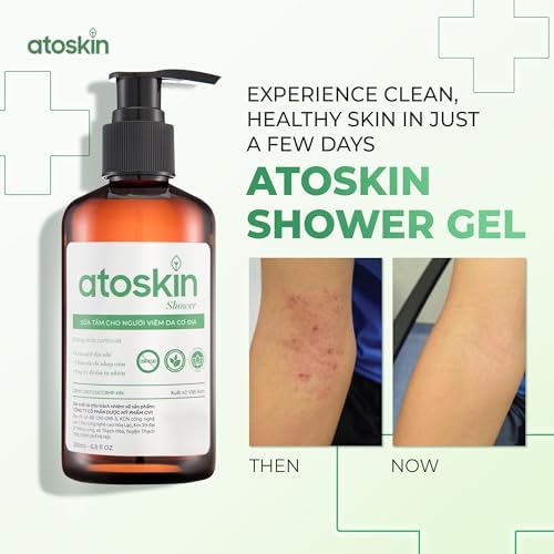 Atoskin Shower Gel (3 Pack) - for Eczema, Psoriasis, Dermatitis, and Anti-Itch Relief - Maximum Strength for Both Kids and Adults (20.4 oz) - Image 7