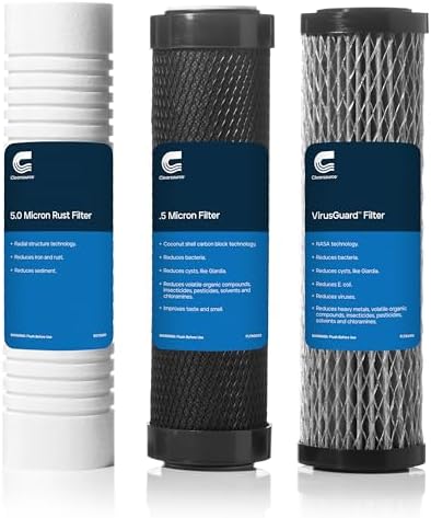 CLEARSOURCE ULTRA SYSTEM REPLACEMENT FILTER THREE PACK WITH VIRUSGUARD by CLEARSOURCE