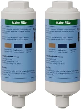 Sanyipace Bidet Toilet Seat Replacement Water Filter for Cleaner Water, 2 Pack by Sanyipace