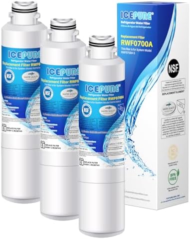ICEPURE Water Filter Replacement for Samsung DA29-00020B HAF-CIN/EXP 3 Pack by ICEPURE