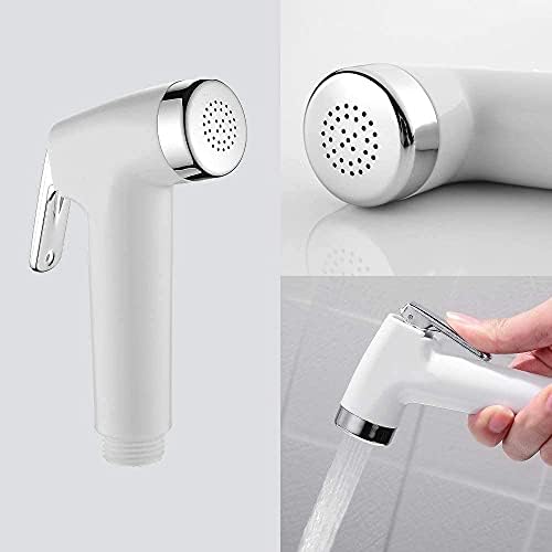 LikeHome Bidet Sprayer for Toilet - Cloth Diaper Sprayer Shattaf Handheld Bidet Rinse Spray Head - White (Without T-Adapter) - Image 3