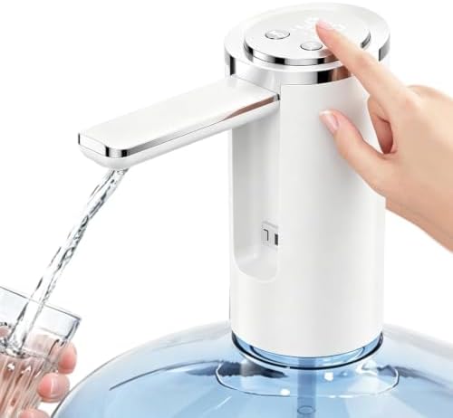 Water Bottle Pump, 4-Modes Rechargeable Automatic, Drinking Faucet by Unknown