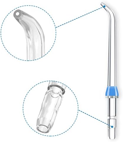 Flosser Replacement Tips for Waterpik Water Flosser, Reach Flosser Refill Heads Replacement Heads for Waterpik, Compatible with Waterpik Oral Irrigator & Dental Flosser(6 Classic Jet Tips) - Image 2