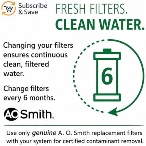 A. O. Smith AO-US-200-R Genuine Filters | 2-Stage Claryum | WQA Certified - Image 6