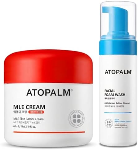 ATOPALM MLE Eczema Cream and Facial Foam Wash Bundle by ATOPALM