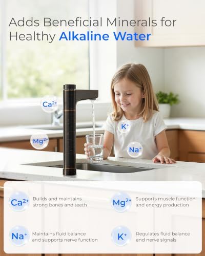 Waterdrop X16 Reverse Osmosis System Alkaline Mineral 1600GPD Bronze Faucet - Image 6