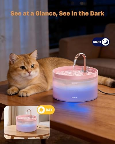 Cat Water Fountain for Cats Indoor: 67oz/2L GIOTOHUN Cat Fountain - Image 6