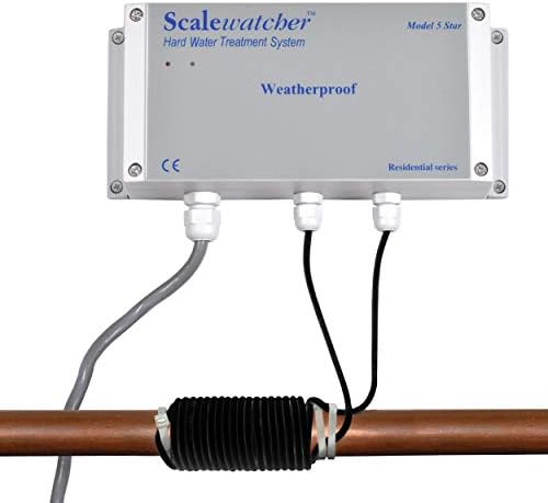 Scalewatcher 5 Waterproof Electronic Descaler | USA Made & Patented Hard Water Softener/Conditioner Alternative | 700mA Salt-Free Electric Limescale Remover for Swimming Pool, Irrigation & More - Image 2