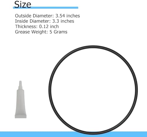 WS03X10038 UCRING Water Filter Housing O-Ring Compatible with GE Whole House Water Filter Gasket Replacement with 5 Gram Grease for GXWH20S GXRM10RBL GX1S01R GXWH20F, 3 Pack - Image 3