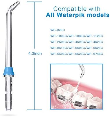 Ronsit Flosser Classic Jet Tips Compatible with Waterpik Water Flosser 4pcs - Image 3