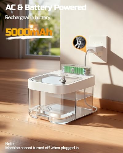 ODSD Filterless Cat Water Fountain - App Monitoring Pet Water Dispenser - Image 5