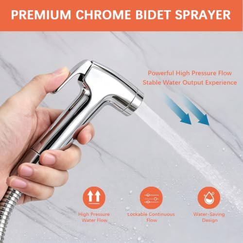 Dog Shower Attachment Kit, 8FT Hose & Handheld Dog Sprayer, No-Drill Holder - Image 3
