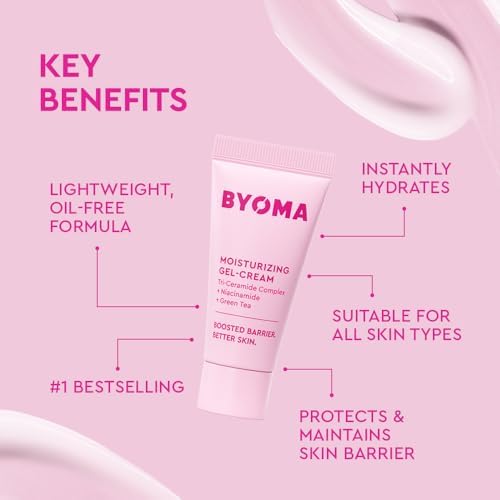 BYOMA Star Power Duo (2-Piece Kit) - Skincare Gift Set with Hydrating Serum 15mL & Moisturizing Gel Cream 15mL - Skin Barrier Repair Face Serum & Moisturizer (Pack of 2) - Image 5