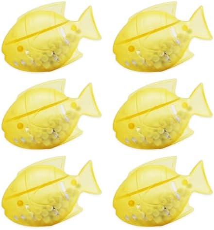 Humidfier Cleaner Fish for Humidifier & Fish Tank, 6 Pack, Yellow by HIHEPA
