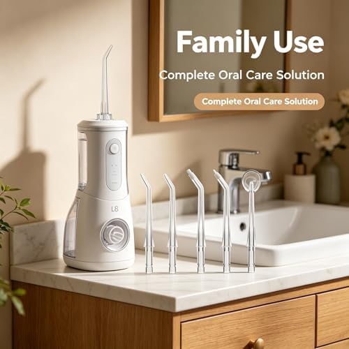 Water Flosser Replacement Tips Kit – Standard, Periodontal, Orthodontic & Tongue Cleaner Nozzles for Shower Water Flosser Accessories and Oral Care for Daily use - Image 4