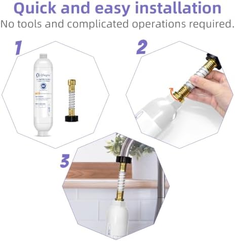 lifeegrn RV Water Filter with Hose Protector - Inline Water Filter, White - Image 4