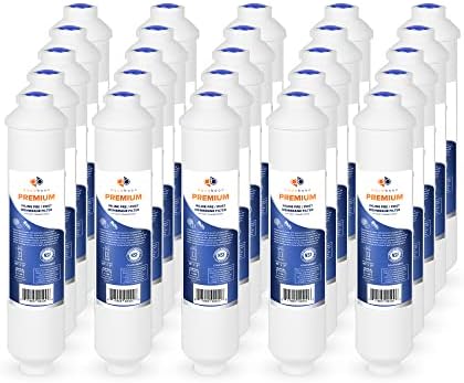 Aquaboon 25-Pack Premium Inline Post/Carbon Polishing Water Filter Cartridge for Reverse Osmosis Systems by Aquaboon
