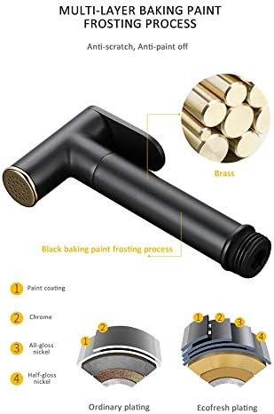 JSEIAJB Copper Toilet Hand Held Bidet Faucet Sprayer Bidet Set Sprayer Gun Toilet Spray for Bathroom Self Cleaning Shower - Image 4