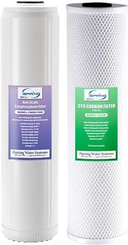 iSpring F2WGB22BDS 4.5" x 20" 2-Stage Whole House Water Filter by iSpring