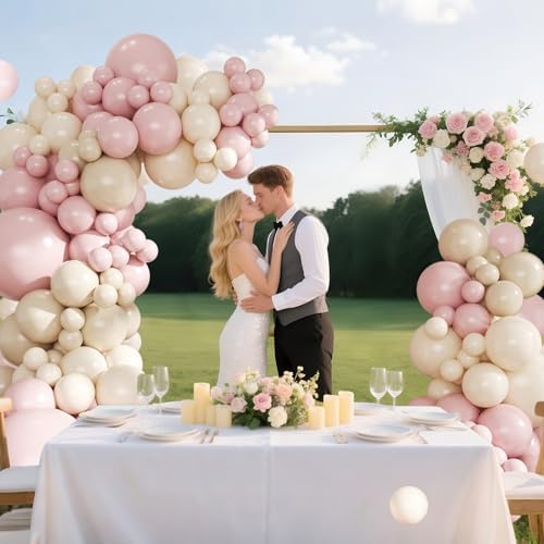 Dusty Pink Balloon Arch Garland Kit for Bridal Shower Birthday Decorations - Image 4