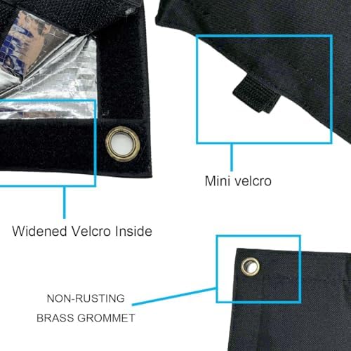 Backflow Insulation Pouch - Pressure Vacuum Breaker Cover (Black) - Image 5