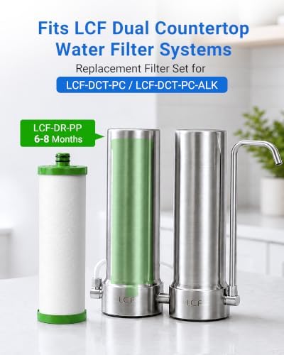 LCF P1 Filter Replacement for Waterdrop TST-UF/TST-B & LCF-DCT-PC, 2-Pack - Image 2