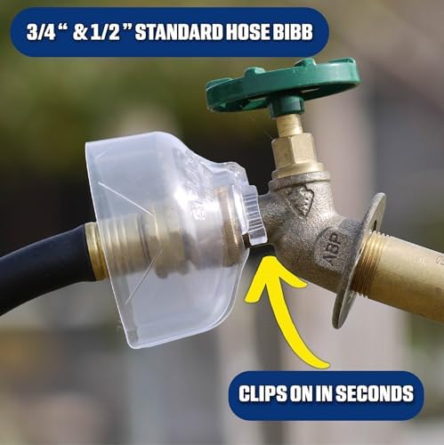 1pk The Original Hose Bibb Cover for Anti-Siphon Vacuum Breaker and Leaky Hoses - Image 4