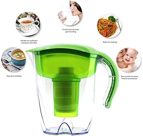 Alkaline Water Filter Pitcher, 3,5L Filter Kettle, High PH Alkaline Water Filter Pitcher, Unique Multi-Stage Filtration, BPA Free for Healthy, Clean & Toxin-Free Mineralized Water (Water Pitcher) - Image 3