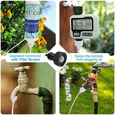 Mister System for Outside Patio, White Misting Kit for Backyard, 65Ft|20M. - Image 2