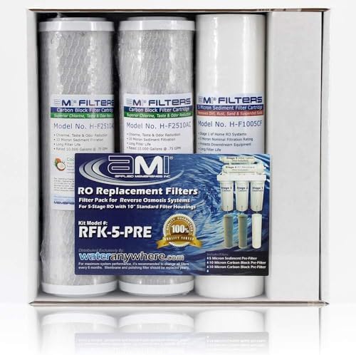 AMI Reverse Osmosis Pre-Filter Replacement, 5-Stage, Pre Filter Only by AppliedMembranesInc