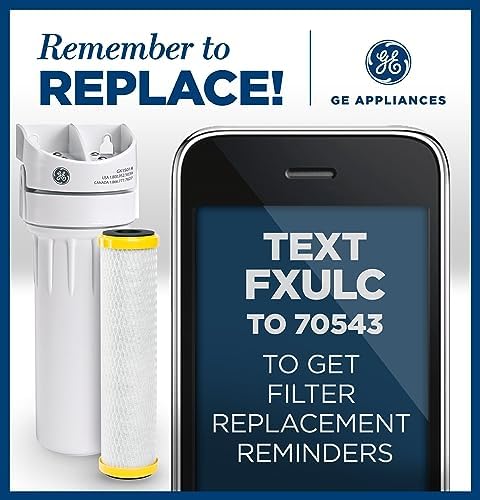 GE Advanced Single Stage Drinking Water System Replacement Filter, Fits GX1S01R Under Sink Filtration System, Replace Every 6 Months, FXULC 1 Count(Pack of 3) - Image 5