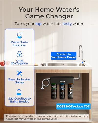 Waterdrop TSA 8 Layer Under Sink Water Filter System, NSF/ANSI 42 Certified - Image 3