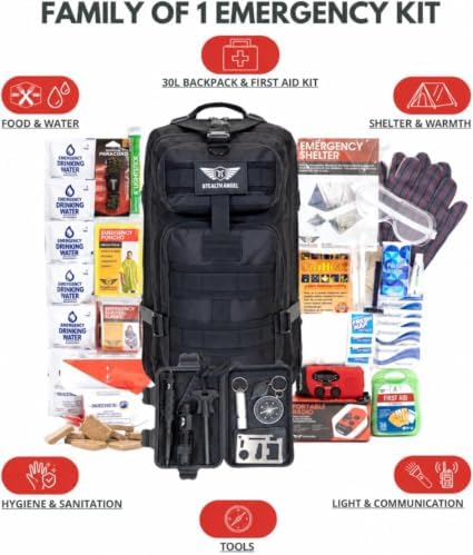 Stealth Angel Survival - 72 Hour Family Emergency Kit - 1-5 Person Survival Bag for Earthquakes, Hurricanes, and Other Natural Disasters - Image 5