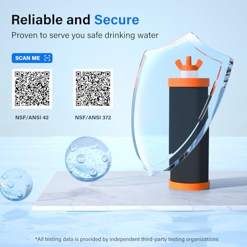 Purewell 4-Stage Gravity Water Filter Replacement, Fluoride Reduction - Image 2