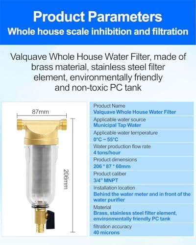 Spin Down Sediment Water Filters, 1/2 Inch, 40 Micron Mesh Screen - Image 6