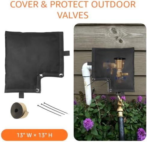 Backflow Preventer Cover 13"W x 13"H for Sprinkler Winter Freeze Protection - Image 3