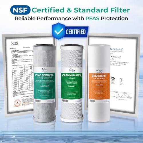 iSpring US31-PF 3-Stage Under Sink Water Filter System with Faucet, 1 Year - Image 3