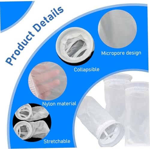 IBC Tote Filter 3PCS, Washable Nylon Rain Barrel Screen Filter, IBC Lid Filter Fine Mesh Rain Barrel Filter Reusable Replacement Rain Water Filter Rain Barrel Filter Rain Water Filter Rain Barrel Acc - Image 3