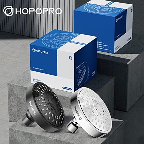 High Pressure Shower Head, HOPOPRO 5-Mode Fixed Showerhead, NBC Recommended - Image 5