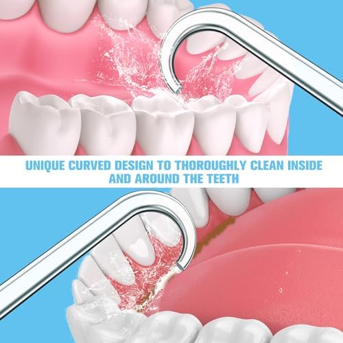 Replacement Tips for Waterpik Water Flosser,Replacement Classic Jet Tips Compatible with Waterpik Oral Irrigator,Replacement Brush Heads for Water pik,8 Pcs Replacement Parts for Water pik - Image 6