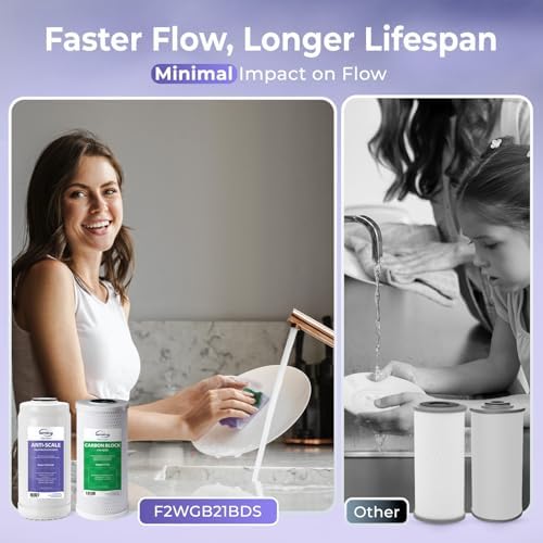 iSpring F2WGB21BDS 2-Stage Whole House Water Filter Set for WGB21B-DS - Image 5