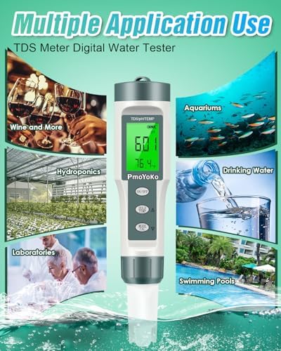 pH Meter, 3-in-1 TDS Meter Digital Water Tester with 0.01 High Precision - Image 5