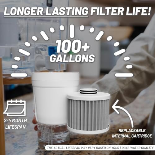 Epic Pure XP Water Filter Dispenser with Advanced CoreXchange™ Filter. 36 Cup 100 Gallon Made in USA Filter. NSF Certified | Removes PFAS, Lead, Chlorine & More | BPA-Free | - Image 6